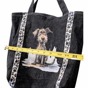 Handmade Lined Denim Tote, Book Bag, Eco-Friendly Shopping Bag